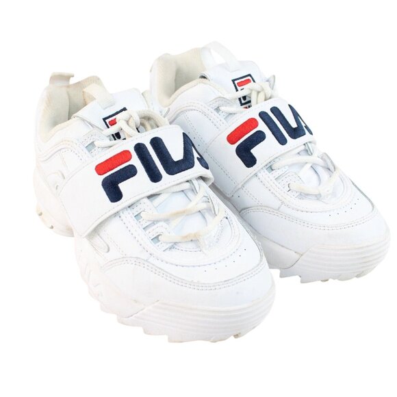 Vintage Fila Disruptor II Applique Youth Sz 3 Retro Y2K Sneakers  3XM00807-125 - Picture 2 of 10